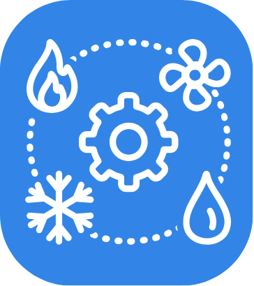 HVAC and LED upgrade icon